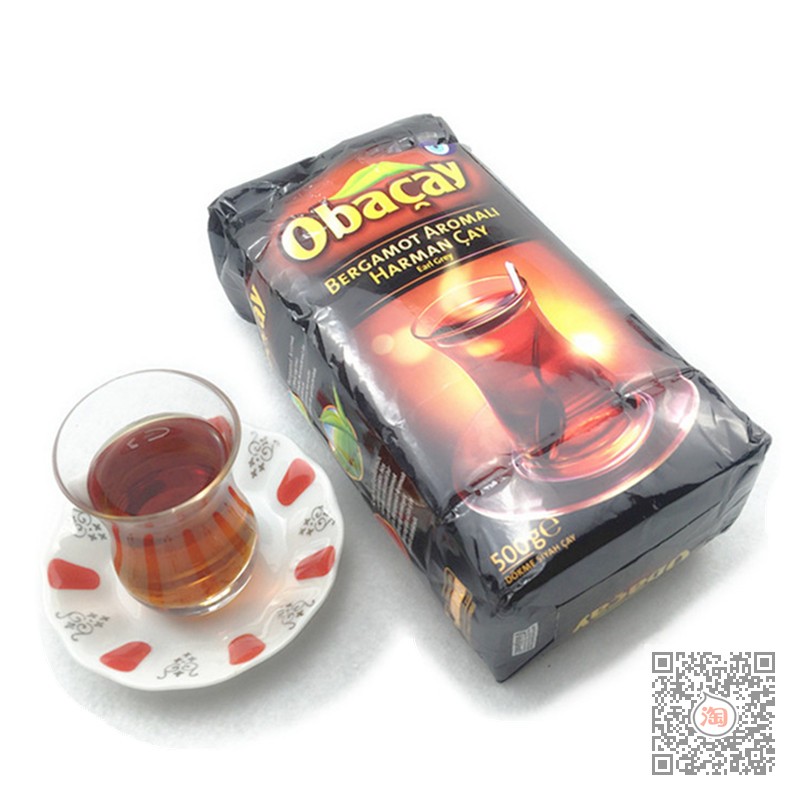 Turkey original imported OBACAY Earl's black tea special grade slightly intense tea with a very MAN red crushed tea