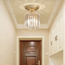 Porch pass light cloakroom simple modern light luxury crystal light entry door light corridor ceiling light balcony