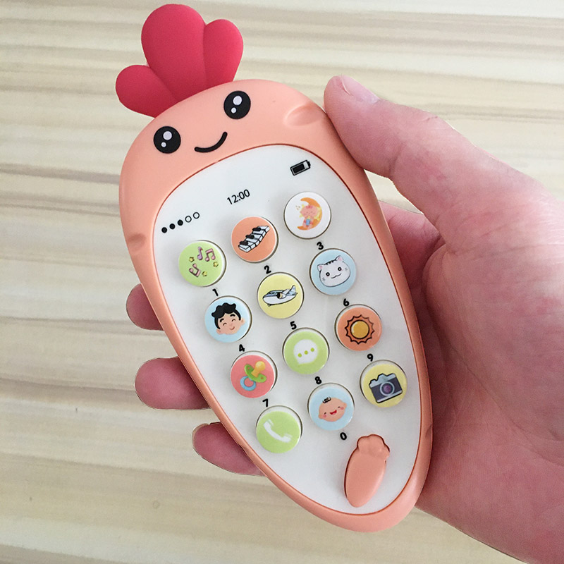 Baby baby's toy phone can bite music phone puzzle toy 6 months -1-2-3