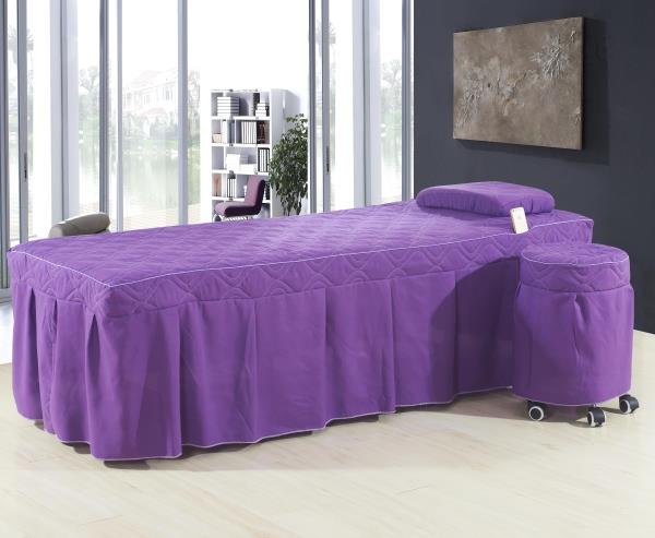 Thẩm mỹ viện trải giường Giường làm đẹp tấm massage phòng Bốn mùa phổ quát mở giường đơn mảnh với các lỗ được thực hiện ga spa