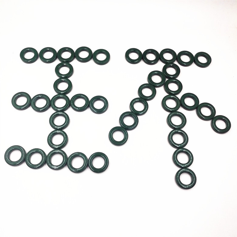 Ferrite magnetic ring outer diameter 25 * inner hole 15 * thickness 5 manganese zinc magnetic core green anti-interference shielding filtering
