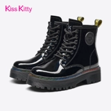 Kiss Kitty British Martin Boots Tide Cool INS Женские ботинки Мотоциклетные ботинки толстые нижние толстые сапоги на каблуках SA21725-36