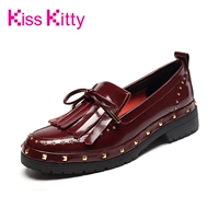Kisskitty2020 Summer New Low -The Healed Wind Wind -Deep Roth Lefu обувь с западным обслуживанием с обувью