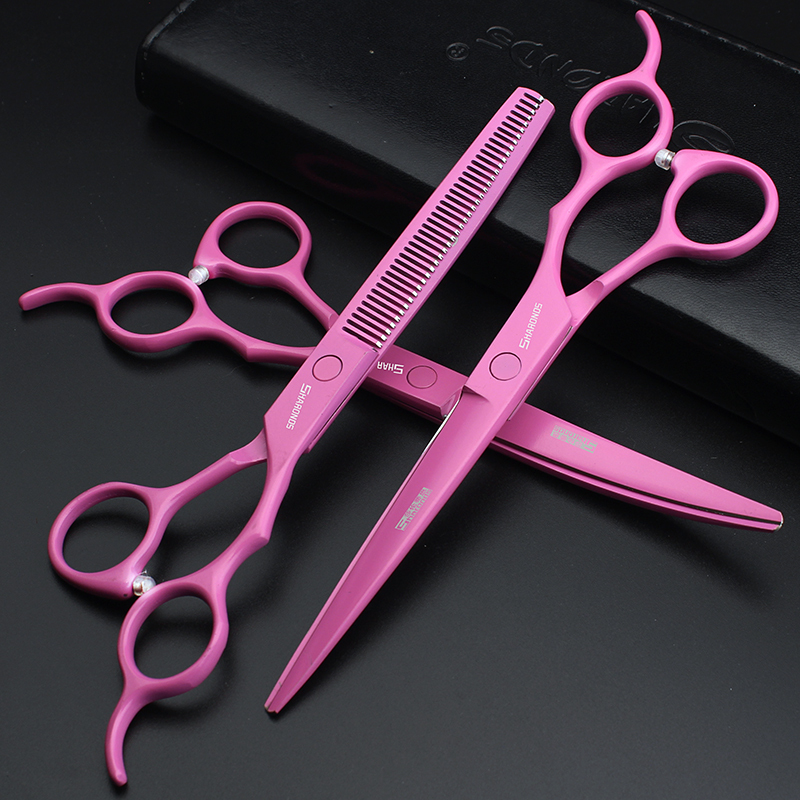 Sharentis Special Hair Trimming Scissors 7inch Pet Grooming Scissors Teddy Dog Hair Styling Tool Set Thinning Scissors Hair Trimming Magic Tool