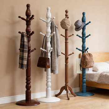 Bedroom Floor-Standing Clothes Rack, Simple Standing Clothes Rack for Bedroom, Indoor Room Entryway Clothes Rack, New Model