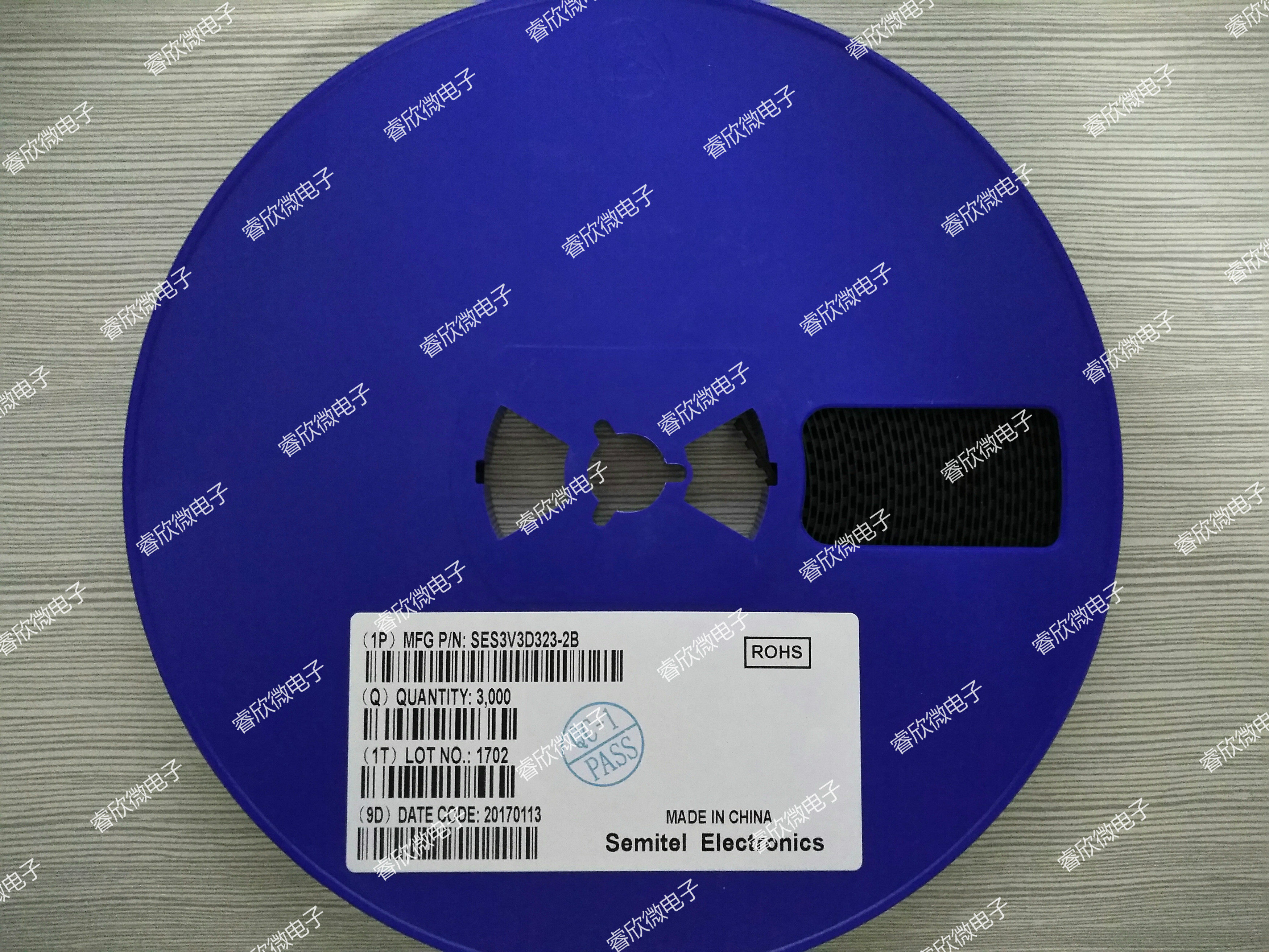 SES3V3D323-2B SOD-323 SEMITEL crystal news antistatic protection diode 3K up and up