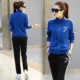 Mùa thu đông 2019 mới phù hợp với thể thao nữ hai mảnh thời trang 361 Hàn Quốc giản dị cỡ lớn áo len rộng phù hợp