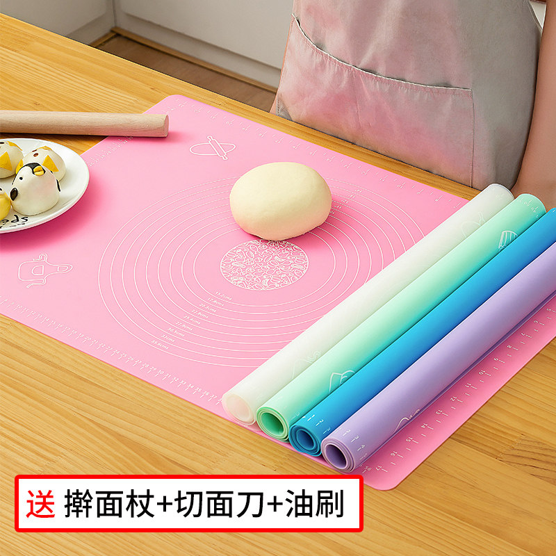 Silicone kneading pad thickened panel household plastic chopping board food grade and baking tool UQ for panel rolling noodles