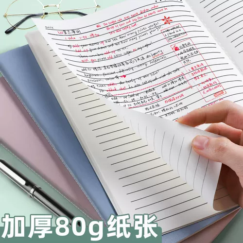 Ноутбук, ретро книга для школьников, большой блокнот, практика