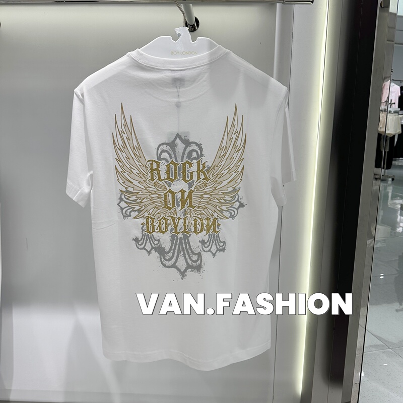 Boy London Genuine 26 Summer Gold Foil Short-Sleeve T-Shirt B262N0108901/B262N0108902 499 Boy London Genuine 26 Summer Gold Foil Short-Sleeve T-Shirt B262N0108901/B262N0108902 499