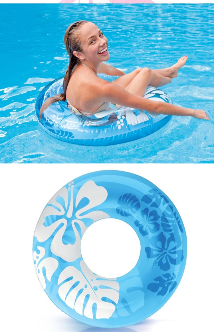 INTEX người lớn bơi vòng trẻ em mới bắt đầu dễ thương tăng vòng ghế bơm hơi phao dày phao cứu sinh lớn phao tắm bé