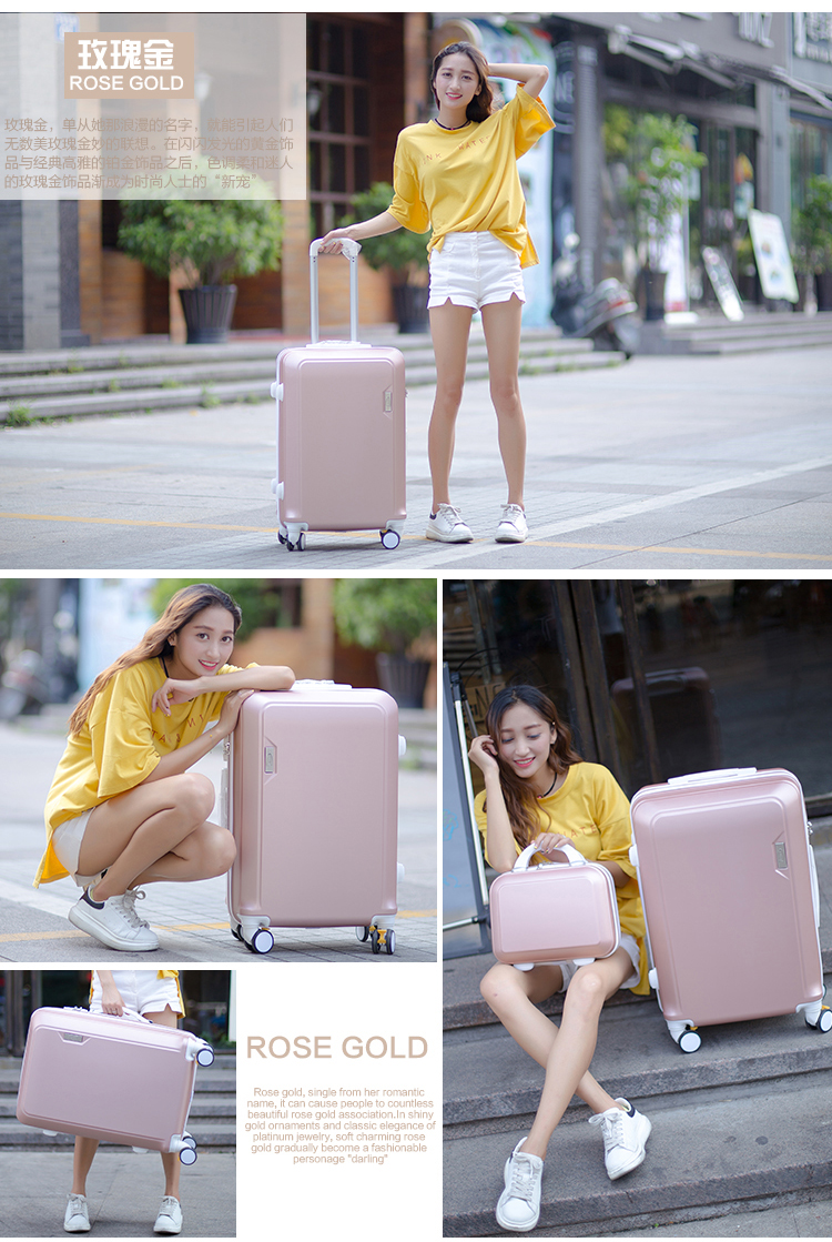 20 inch hộp mật khẩu mẹ hộp vali nhỏ nam xe đẩy trường hợp nữ 24 inch Hàn Quốc phiên bản của nhỏ tươi sinh viên đại học vali vali kéo du lịch