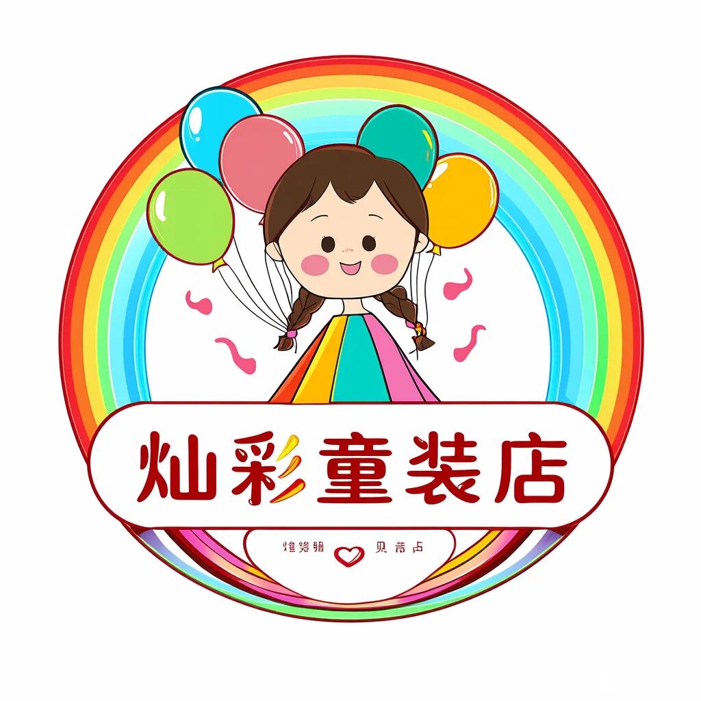灿彩童装店外贸卡通中小童