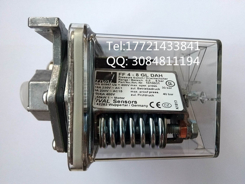 German original installed TIVAL marine pressure switch FF4-8GL DAH