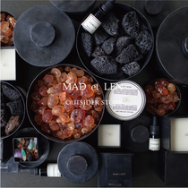 Spot MAD ET LEN classic aromatherapy tin volcanic rock amber made in France SF