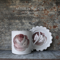 Spot French ASTIER de VILLATTE Rose Mug Mug Plate made in France