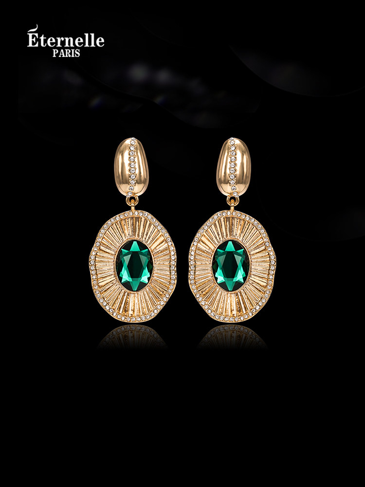 Eternelle French Eternal Bohemian Retro Style Earrings, High-End Accessible Luxury Design, Elegant Earrings for Women
