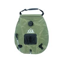 Auto-conduite en plein air S Camping Sac à eau chaude Sac de bain Bac de bain portatif Bac de bain de soleil Sac 20L Bac de stockage deau