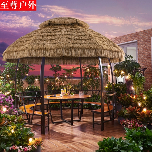 Открытая беседка палатка палатка Tenton Iron Casual Pavilion Villa Garden Garden Garden Farm Music Tea Pavilion