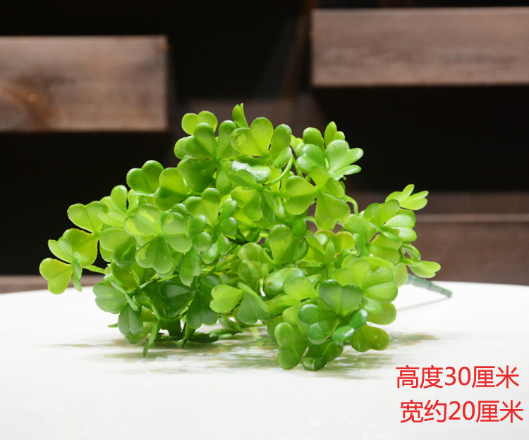 Hoa, cây mô phỏng, cỏ bốn lá, cắm hoa, trang trí nội thất, nhà hàng cao cấp, cỏ - Hoa nhân tạo / Cây / Trái cây lan giả