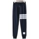 Tb sweatpants ຄລາສສິກຜູ້ຊາຍແລະແມ່ຍິງກາງເກງຂາຍາວຝ້າຍວ່າງ leggings ສີ່ເສັ້ນສາຍກິລາກາງແຈ້ງພາກຮຽນ spring ແລະດູໃບໄມ້ລົ່ນ