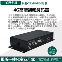 1 channel H 264 H 265 high-definition video decoder simulated HDMI VGA output network audio data