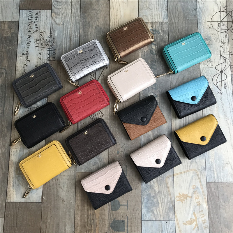 Factory Original Single Outlet Tailstock Clear Cabin Special Price Handling White Vegetable Price Wine-style Card Bag Minimalist Fashion Small Zero Wallet