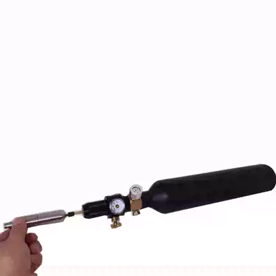 Carbon dioxide refilling device CO2 refill high pressure gas cylinder inflator high pressure pipe aquarium valve