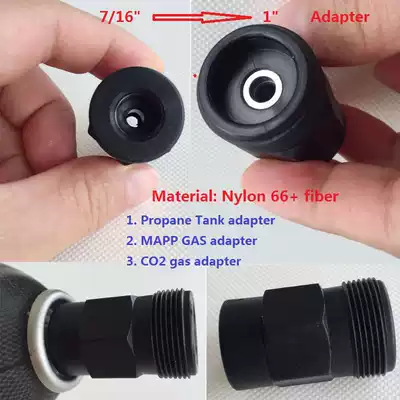 Carbon dioxide adapter 7 16quot to 1quot high pressure gas adapter gun gas sprinkler irrigation adapter