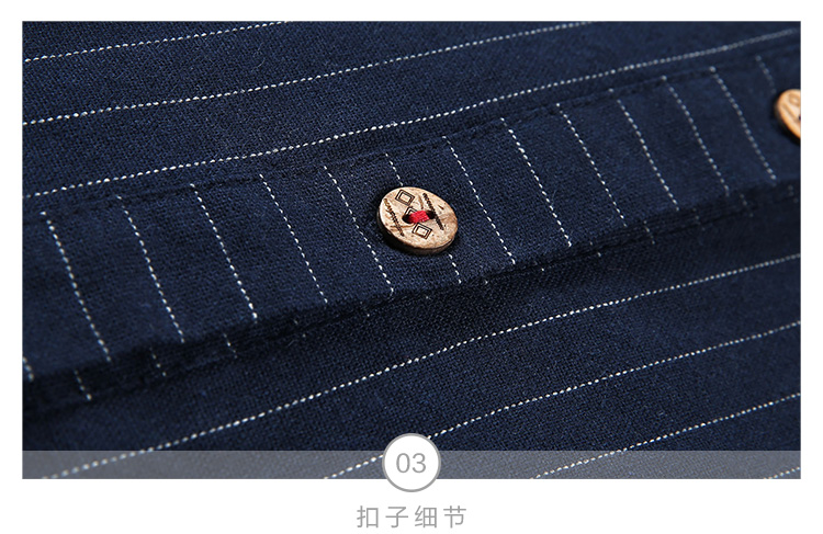 Tháng 9 Momo 2018 thu đông mới sơ mi nữ sọc và cotton kẻ sọc nữ dài Hàn Quốc áo sơ mi dài tay rộng rãi áo sơ mi uniqlo