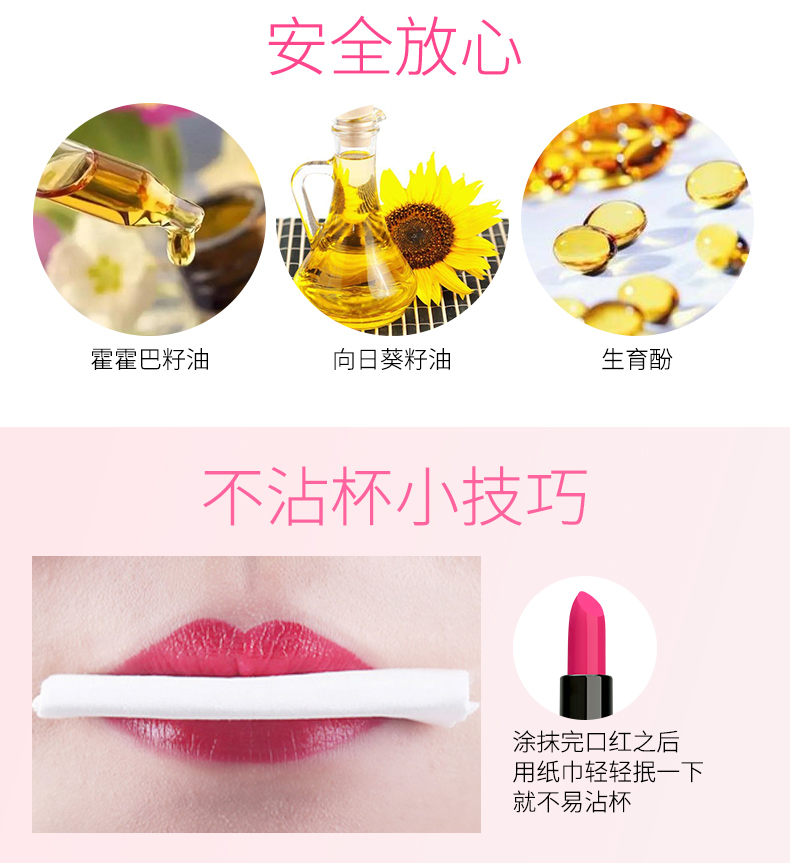 Mẫu son môi BOB bộ hộp quà tặng son môi màu son môi trang điểm giá rẻ Giáng sinh set đồ kết hợp nữ chính hãng chì mày the face shop