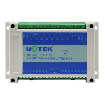 Utek industrial grade 485 hub 8-port rs232 485 signal distributor UT-1128