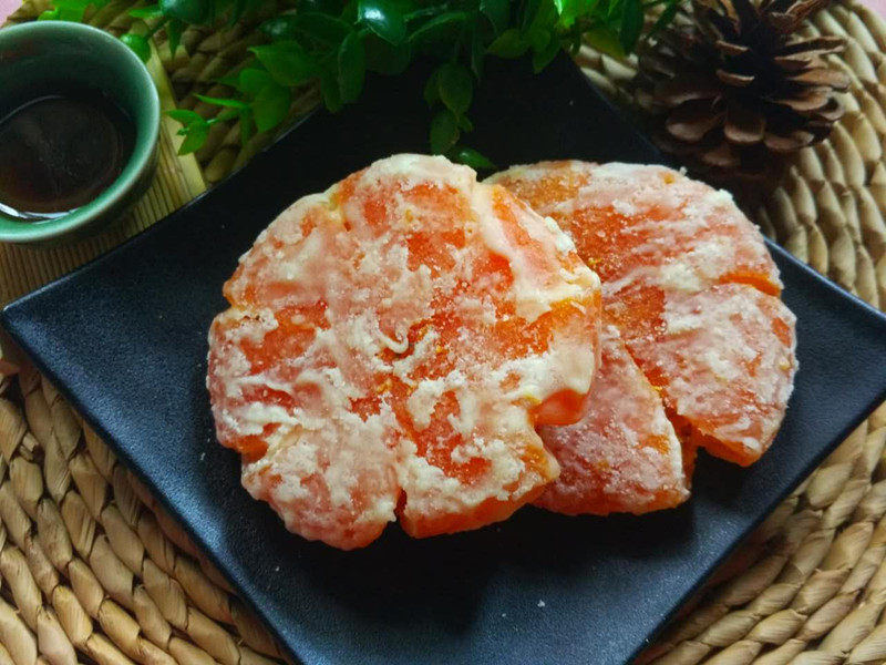 2 pieces Chaozhou specialty orange cake candy soft heart big orange cake orange cake kumquat cake kumquat cool fruit snack 500g