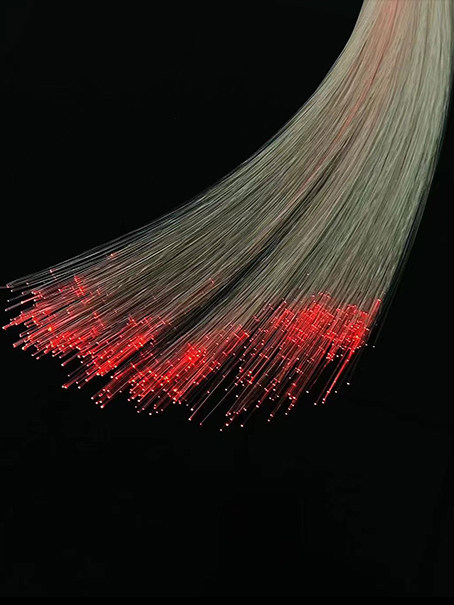 12V two-color flashing same color meteor machine car star sky top modification LED car all over the sky star fiber light source device