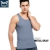 Cat man nam vest nam modal không có dấu vết mỏng thể thao kéo dài thể thao chạm đáy áo mùa hè nam vest - Áo vest áo thun ba lỗ nam cotton  Áo vest