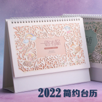 Taiwan calendar 2022 simple creative student office plan calendar month calendar custom desktop cute clock-in calendar plan this style Daily ins Wind ox year calendar work note desk calendar book