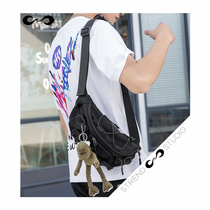 Tide brand S chest bag male Japanese sports running bag students ins shoulder bag small tooling function style personality shoulder bag female