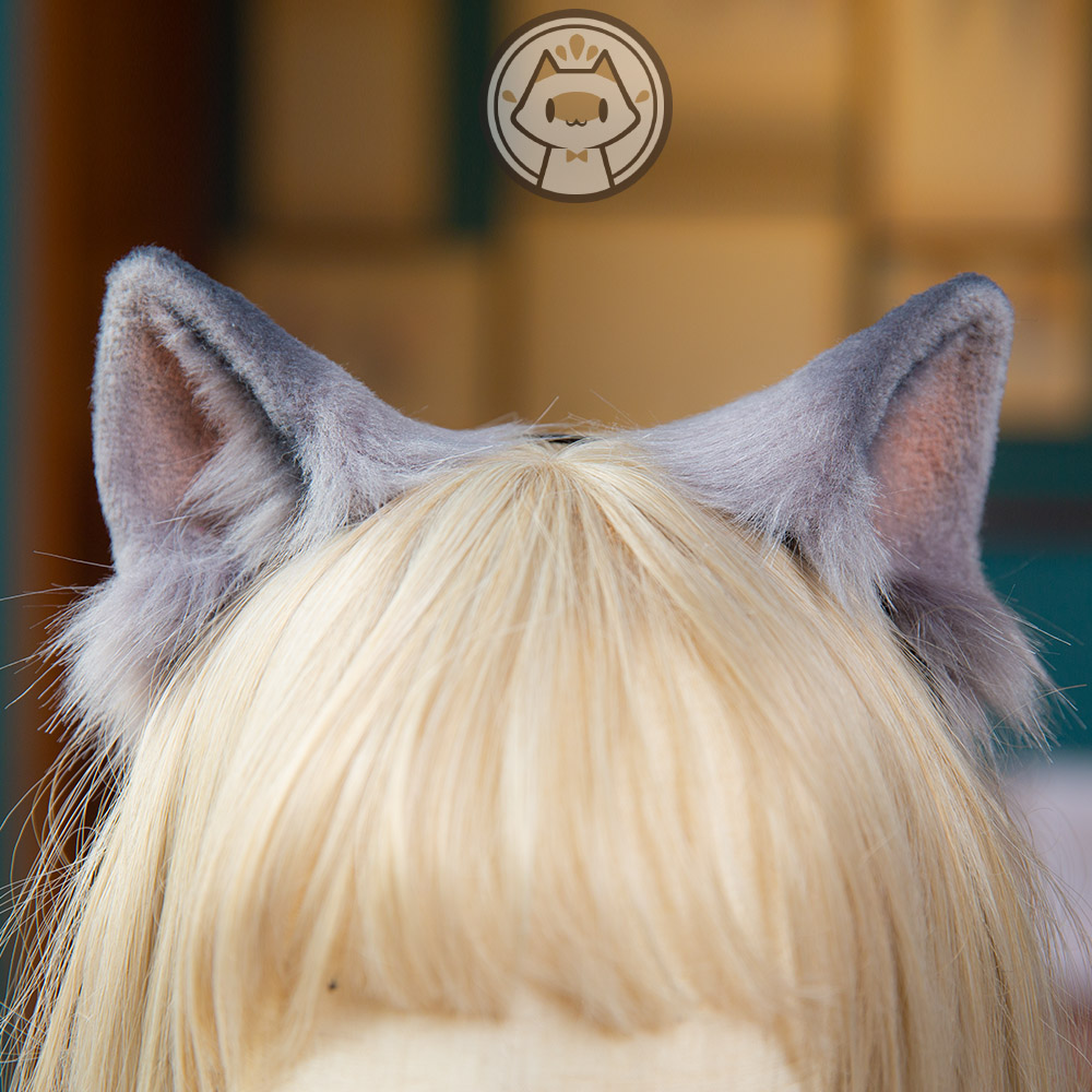 (Chai One One Studio) Cat Series - Blue Cat Original Handmade Animal Ears Cute KC Cat Ears