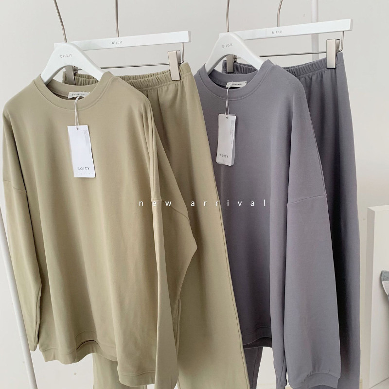 Pro-skin-friendly casual sloth Home Suit Suit for men and women Soft suede sleeves Long Sleeves Pyjamas Sleeping Pants can be worn outside