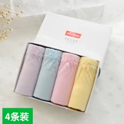 Bướm Anfen cotton phụ nữ tam giác đồ lót cotton eo lớn kích thước mỏng phần trung niên mẹ cao eo quần phụ nữ