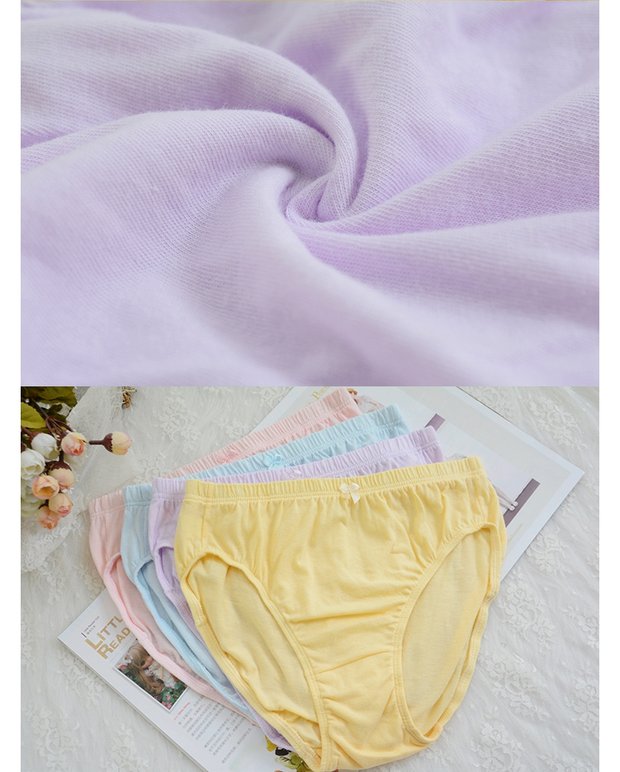Bướm Anfen cotton đồ lót nữ cao eo 100% cotton thoải mái giữa eo nữ tam giác xác ướp quần thoáng khí quan lot nu dang dui