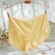 Bướm Anfen liền mạch đồ lót nữ đích thực sợi tre eo eo quần lớn kích thước tre than boxer quần short thoải mái