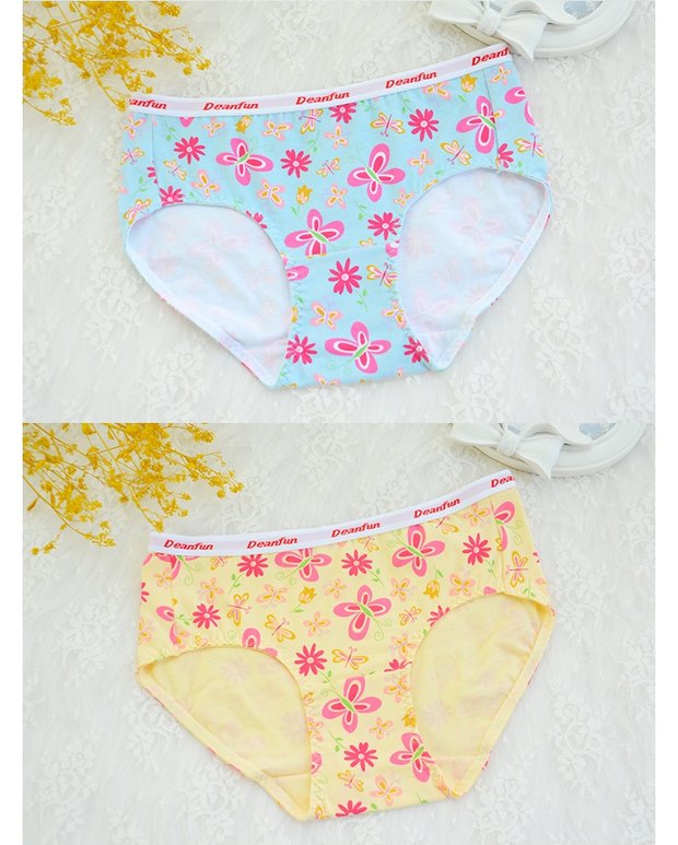 Quần lót nữ cotton bướm Anfen cotton gợi cảm gói sóng hip boxer eo đáng yêu thoáng khí quần nữ quần sịp đùi nam