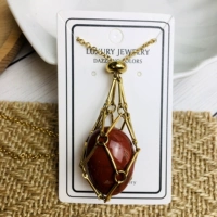 M Медная сеть кармана Золотая полоса случайный кристалл