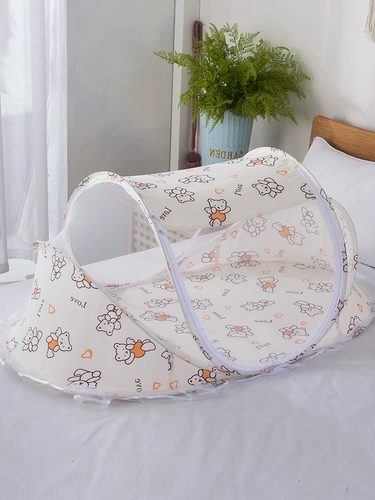 Детская москитная сетка, складное защитное детское средство от комаров для новорожденных, защита при падении