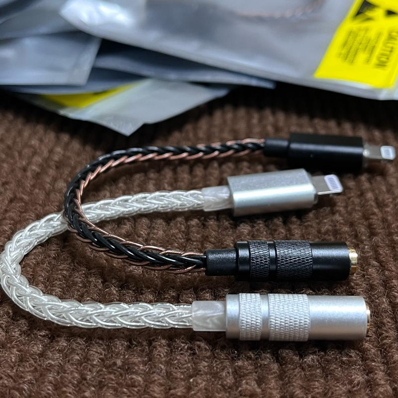 Can Make Calls and Listen to Music, Suitable for Apple Lightning to 3.5mm Headphone Converter Dac Decoding Amplifier