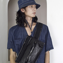 ZGUI Paper Ghost Original Kraft Waterproof Sports Mens Bag Bags Women Bags Sloped Satchel Bag National Tide Pockets