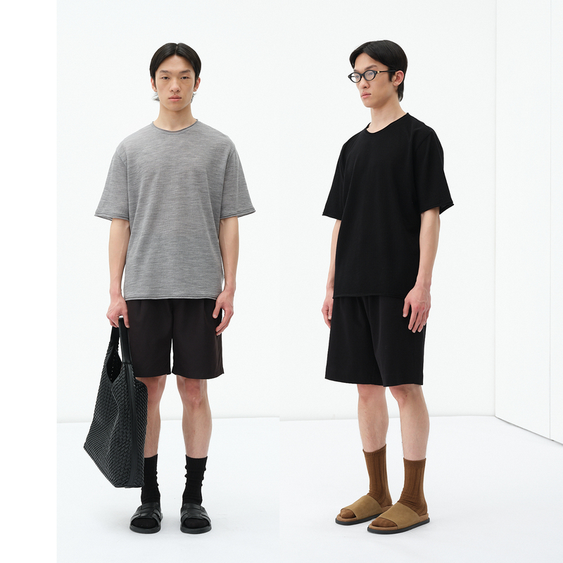 Roya | 17.5 Micron Australian 100% Anti-Pilling New Australian Wool Rolled Edge Short-Sleeve T-Shirt, Lightweight and Breathable Summer Style Roya | 17.5 Micron Australian 100% Anti-Pilling New Australian Wool Rolled Edge Short-Sleeve T-Shirt, Lightweight and Breathable Summer Style