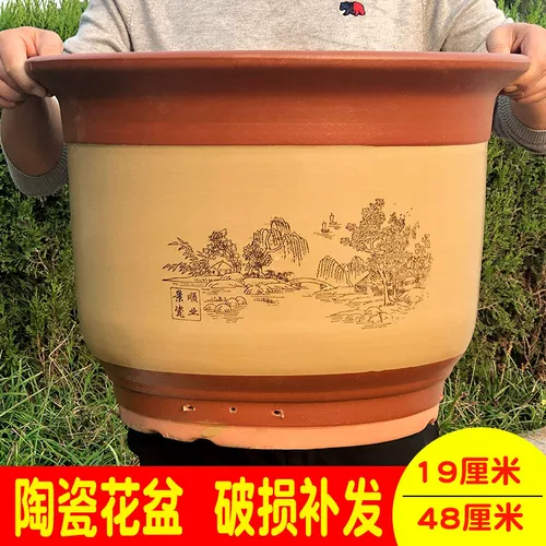 Керамический большой цветочный горшок для домашнего использования, орхидея
