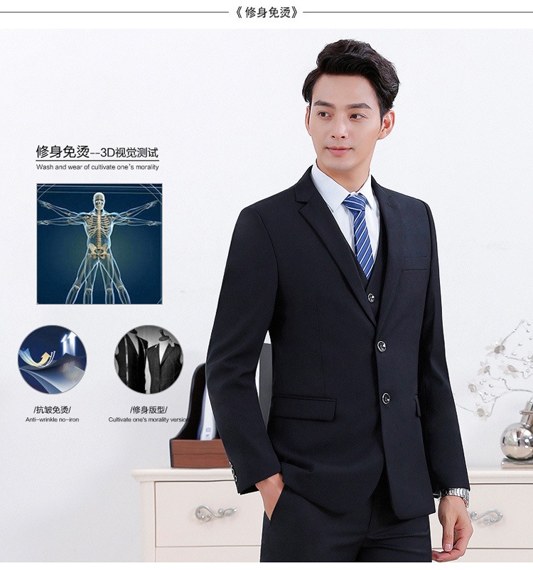 Bộ vest vest nam phù hợp với giới trẻ và trung niên là điêu khắc quần phù hợp chuyên nghiệp chú rể phù hợp nhất áo nam đẹp